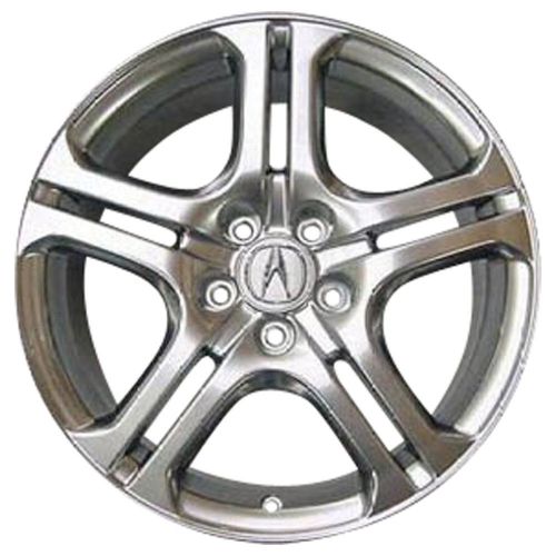 Oem reman 18x8 alloy wheel, rim dark pvd chrome full face painted - 71735