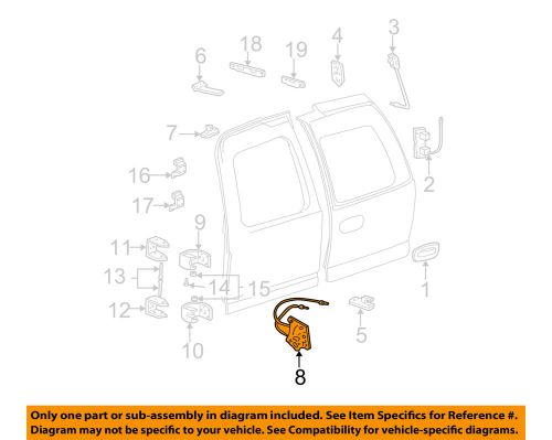 Gm oem back door-control assembly 15080343