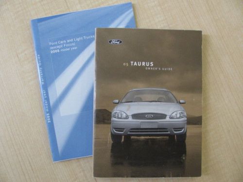 2005 ford taurus owner&#039;s guide part # 5f1j-19a321-ab