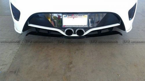 For hyundai veloster nefd carbon fiber rear bumper diffuser turbo only