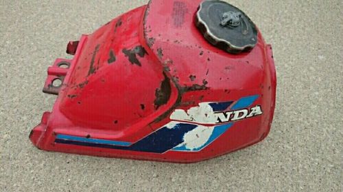 Vintage oem original steel metal 1980&#039;s honda atv 3 wheeler gas tank