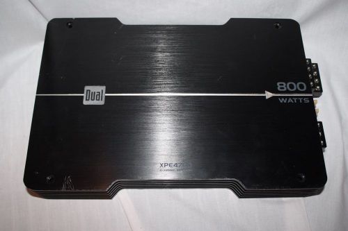 Amplifier dual xpe 4700 800watts 4/3/2-channel