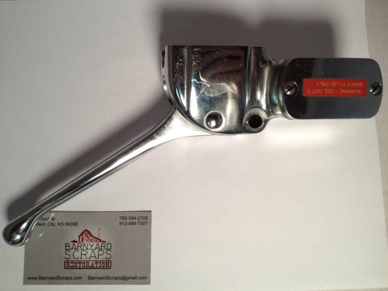 Chrome harley davidson aftermarket master cylinder