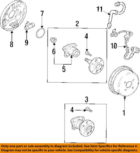 Gm oem rear brake-flex hose 94856336