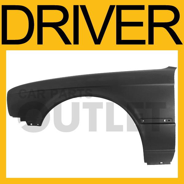 84-91 bmw 3 series 318 325 driver side primed fender assembly new l/h 2dr 4dr