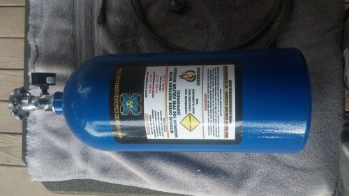 10 lbs nitrous bottle and line