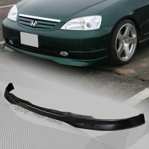 For 2001-2003 honda civic type-r style polyurethane pu front lower bumper lip