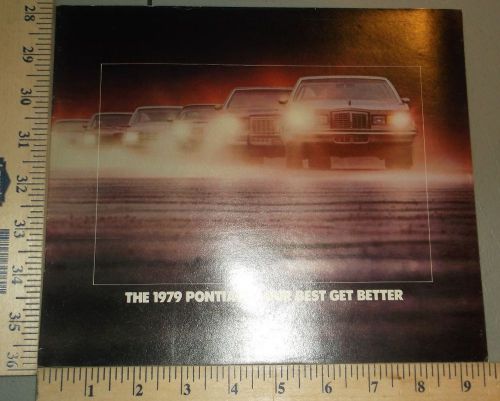 1979 pontiac brochure firebird trans am grand prix le mans grand am full line