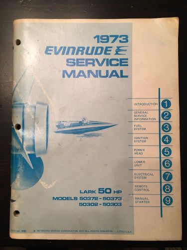 1973 evinrude service manual lark 50 hp