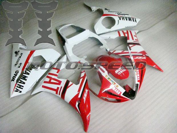 Free tank pad x2! fairing for yamaha 2003 2004 2005 yzf r6 plastic injection k68