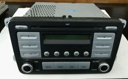 2010 volkswagen jetta radio am/fm cd mp3 1k0 035 161 d