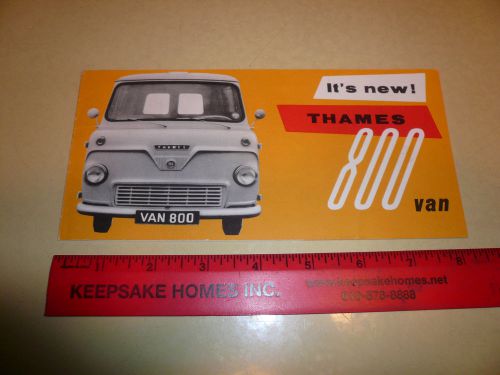 English ford thames 800 van sales brochure - - vintage -- k5849