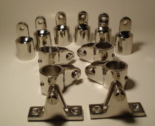 Boat fittings hardware 1&#034; stainless steel for bimini top assemble - special set