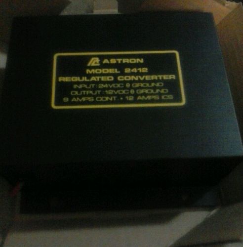 Astron model 2412 regulated converter