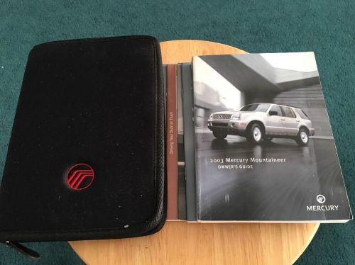 2003 mercury mountaineer owners manual no reserve