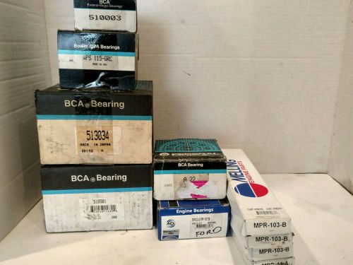 Lot of bearings and automotive engine parts - no reserve! nos