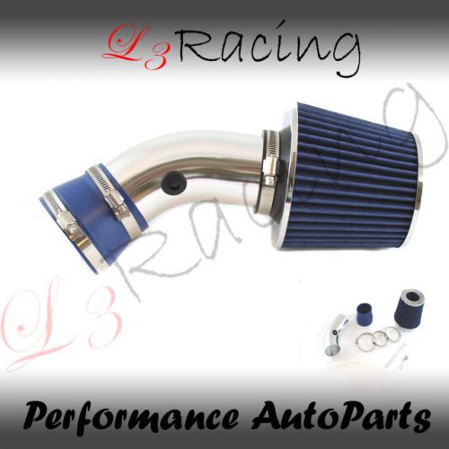 00-05 chevy impala 3.8 v6 air intake kit +blue filter