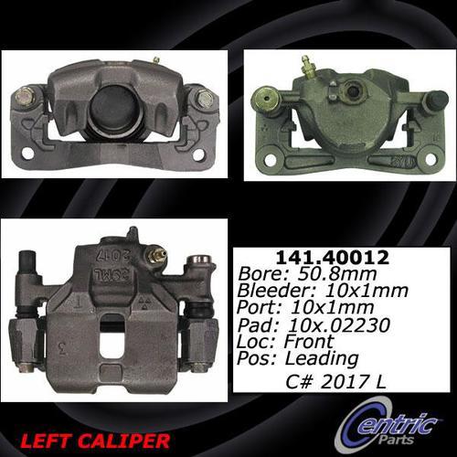 Centric 141.40011 front brake caliper-premium semi-loaded caliper-preferred