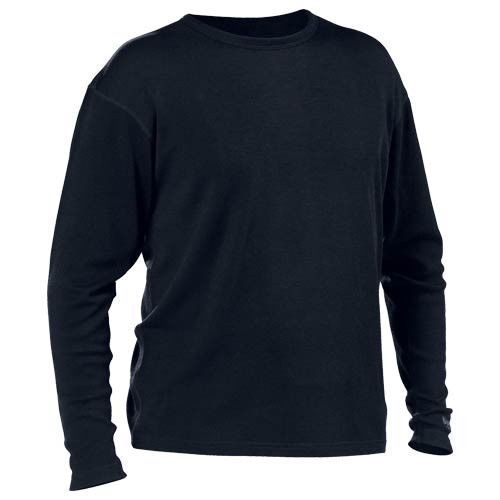 Minus 33 mens black mid-weight snowmobile crew neck top base-layer snowcross