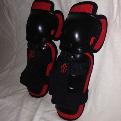 Youth fox racing shin guards/pads