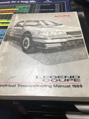 1989 acura legend coupe  electrical troubleshooting manual