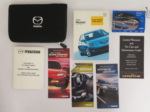 2005 mazda 3 owners manual guide book