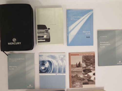 2007 mercury mariner owners manual guide book