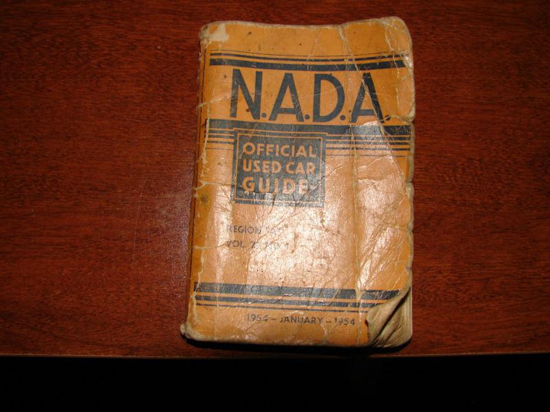 Purchase NADA OFFICIAL USED CAR GUIDE 1954 in McLeansville, North