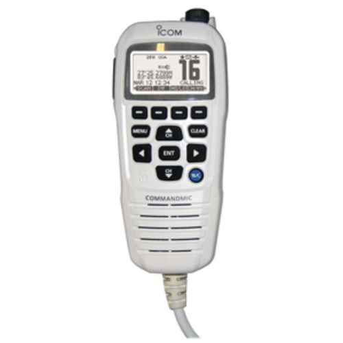 Icom commandmiciv  8482  w/white blacklit lcd - super white