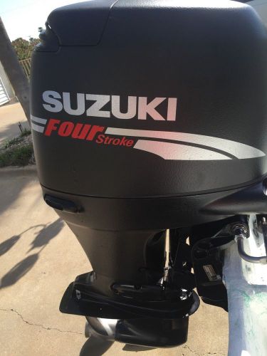 Suzuki 115  hp fourstroke outboard engine decal kit silver &amp; red  marine vinyl