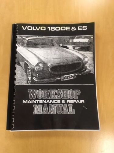 Workshop manual volvo 1800e &amp; es