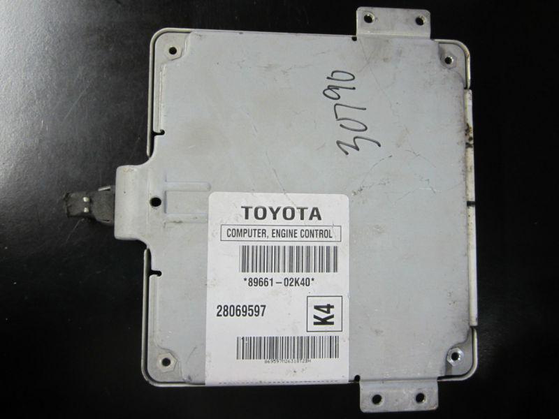 Ecm 89661-02k40 2004-2006 toyotacorolla matrix 1.8l a/t