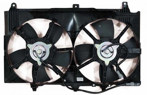 Dual radiator &amp; condenser fan assembly fits 2003-2006 nissan 350z  apdi