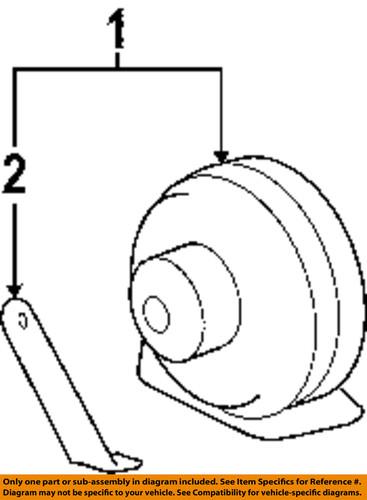 Gm oem 89046918 horn