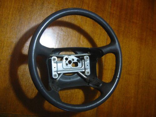 1996-1998 chevy gmc silverado truck suburban tahoe yukon leather steering wheel