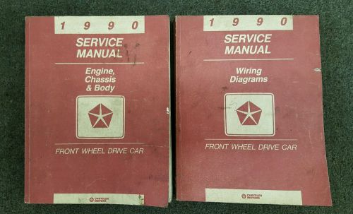 1990 chrysler motors all front wheel drive cars factory service manuals 2vol set