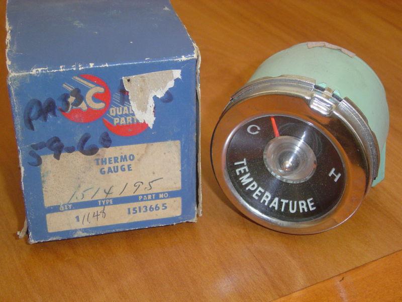 1959 1960 chevrolet nos temperature gauge