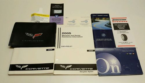 2005 chevrolet corvette navigation system owners manual v8 6.0l coupe convertibl