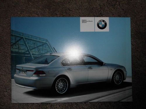 2002 2003 bmw all models alloy wheels dealer sales brochure catalog oem