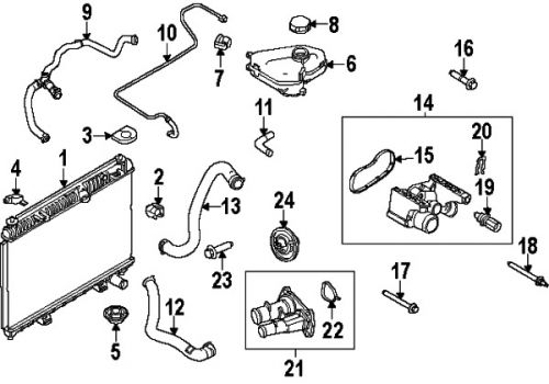 Ford\lincoln 7m5z12a648a genuine oem temp sensor