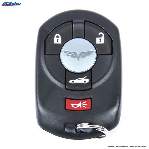 Key fob acdelco gm original equipment 10372541 fits 05-07 chevrolet corvette