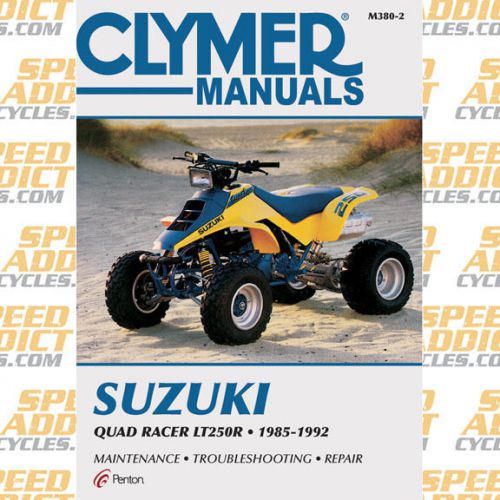 Clymer m380-2 service shop repair manual suzuki quad racer lt250r