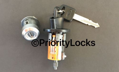 Ford ignition key switch lock cylinder &amp; single door lock with 2 ford keys