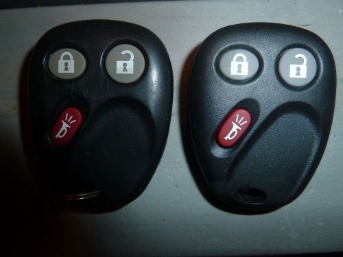 2 chevrolet gmc keyless entry remotes 15186201 lhj011 1 new 1 euc new batteries