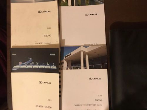 2013 lexus gs  350 owners manual