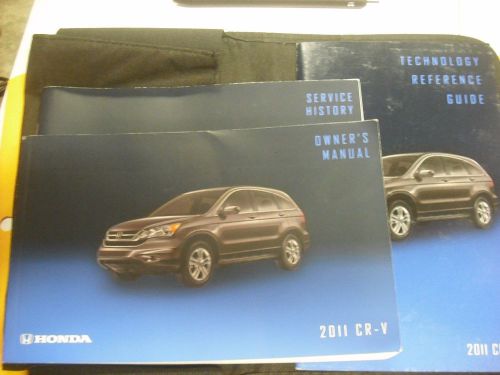 2011 honda crv owners manual  &amp; case