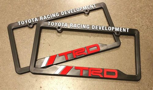 Trd license plate frames tacoma tundra camry frs mr2 supra corolla scion xd xb