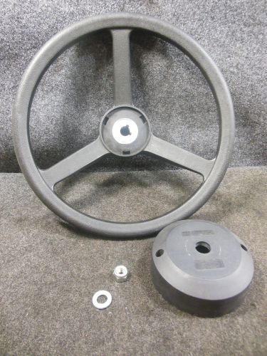 Ultraflex 13&#039;&#039; boat marine steering wheel + housing &amp; hardware 35458 #u2453