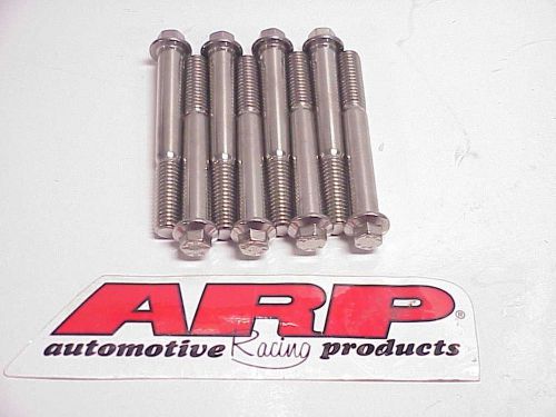 5 arp stainless steel hex head bolts 3/8-24 x 3.00 nascar