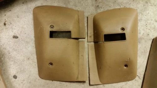 1973 1974 camaro/z28/firebird/trans am black seat belt retractor covers